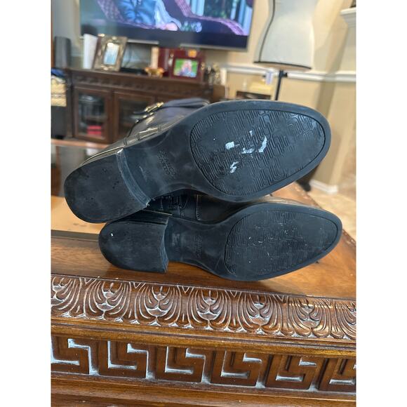 Women’s Franco Sarto Genuine Leather Black Riding Boots. Size 7 - Picture 7 of 7